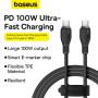 Data Cable Baseus Pudding Series Type-C to Type-C 100W 2m (P10355702221-01)