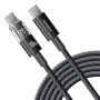 Data Cable Baseus Display 2 Type-C to Type-C 100W 2m (P10382702211-01)