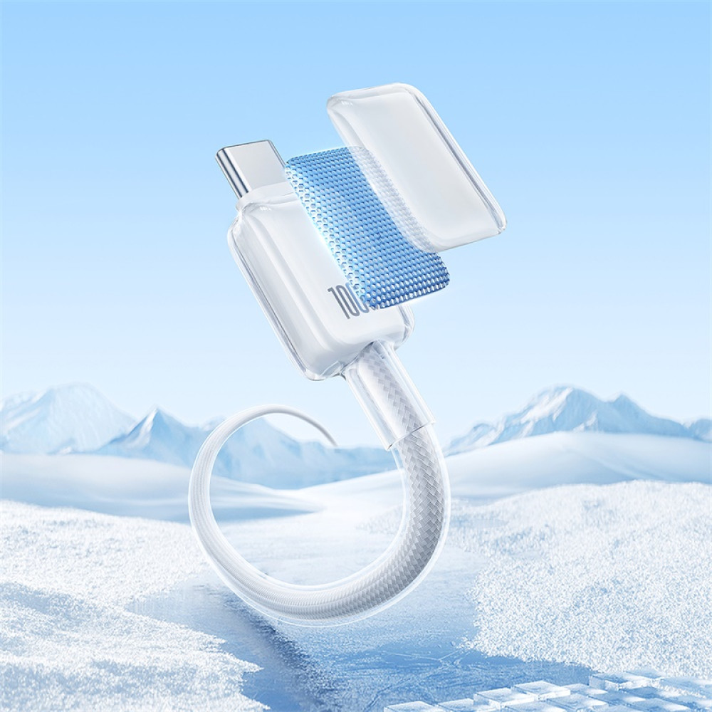 Data Cable Baseus Crystal Type-C to Type-C 100W 2m (P10383100211-01)