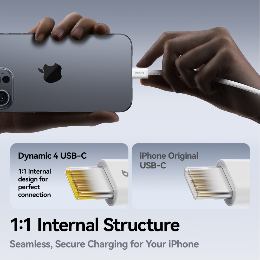 Data Cable Baseus Dynamic 4 Series Type-C to Type-C 100W 2m (P10381400112-00)