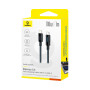 Data Cable Baseus Lit Button-Control Type-C to Type-C 100W 1m (P10379000121-00)