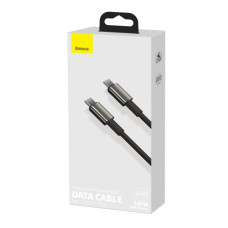 Data Cable Baseus Tungsten Gold Type-C to Type-C 100W 2m (CATWJ-A01)