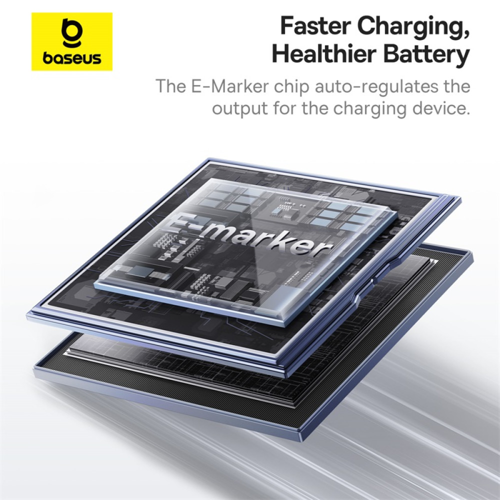 Data Cable Baseus Tungsten Gold Magnetic Type-C to Type-C 100W 1m (P10319805111-00)