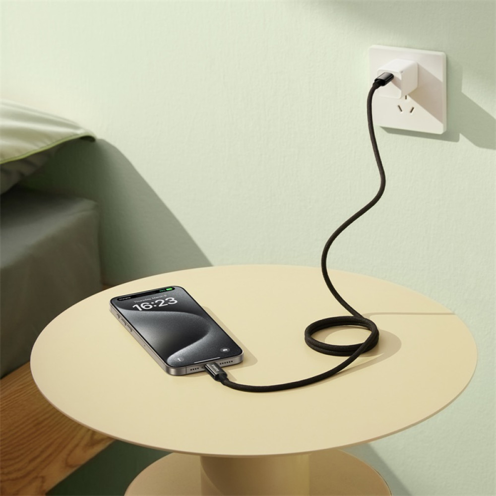 Data Cable Baseus Tungsten Gold Magnetic Type-C to Type-C 100W 1m (P10319805111-00)