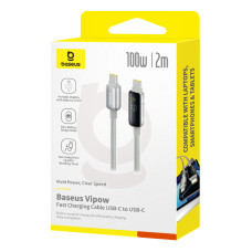 Data Cable Baseus Vipow Type-C to Type-C 100W 2m (P10381802851-01)