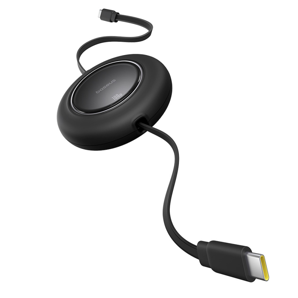 Data Cable Baseus Free2Pull Mini Retractable Type-C to Type-C 100W 2m (P10364500113-01, 213-00)