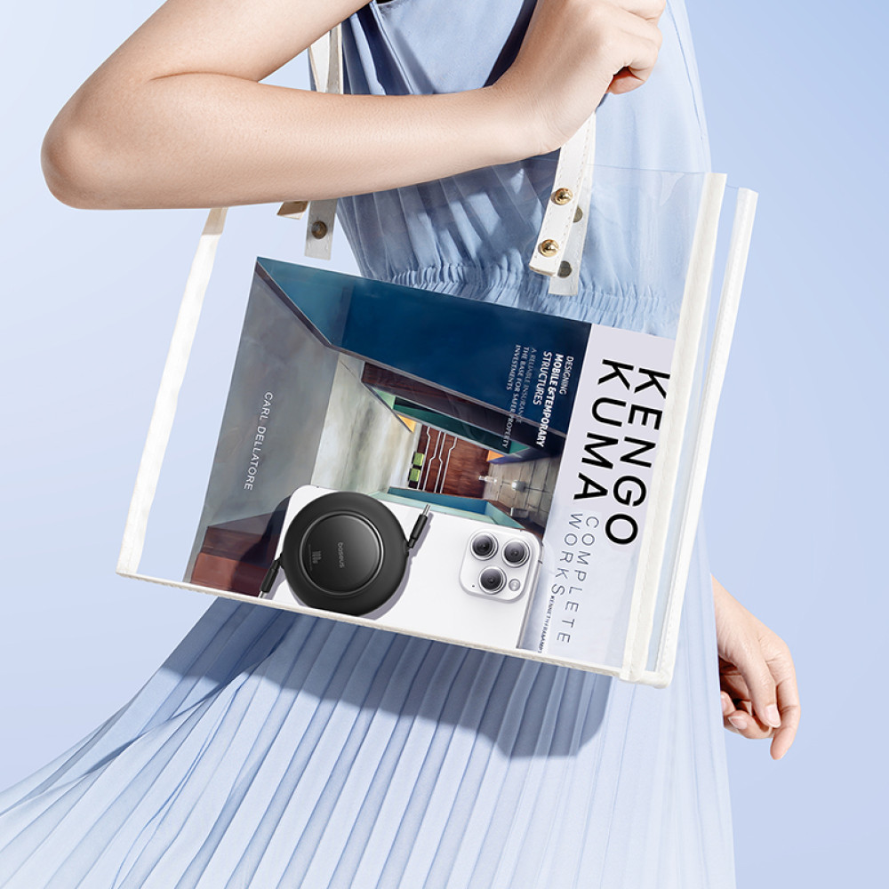 Data Cable Baseus Free2Pull Mini Retractable Type-C to Type-C 100W 2m (P10364500113-01, 213-00)