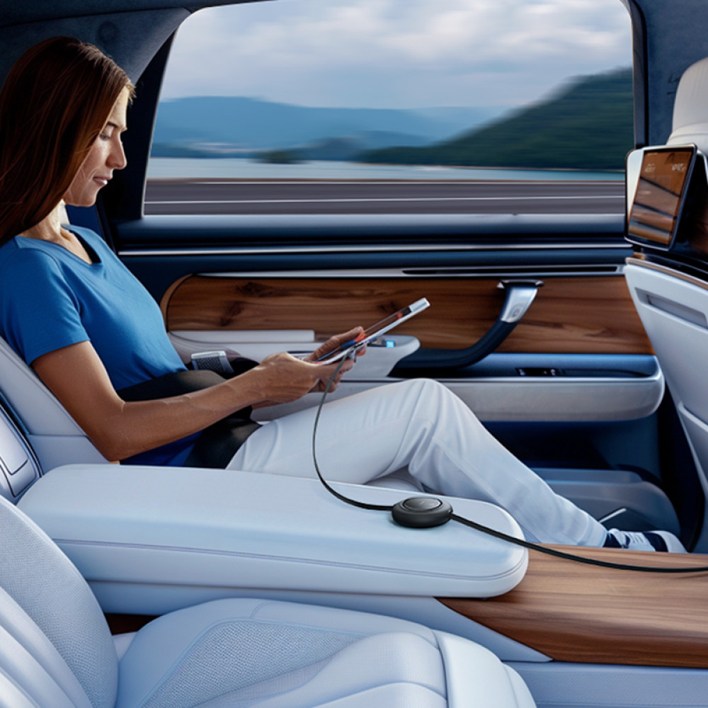 Data Cable Baseus Free2Pull Mini Retractable Type-C to Type-C 100W 2m (P10364500113-01, 213-00)