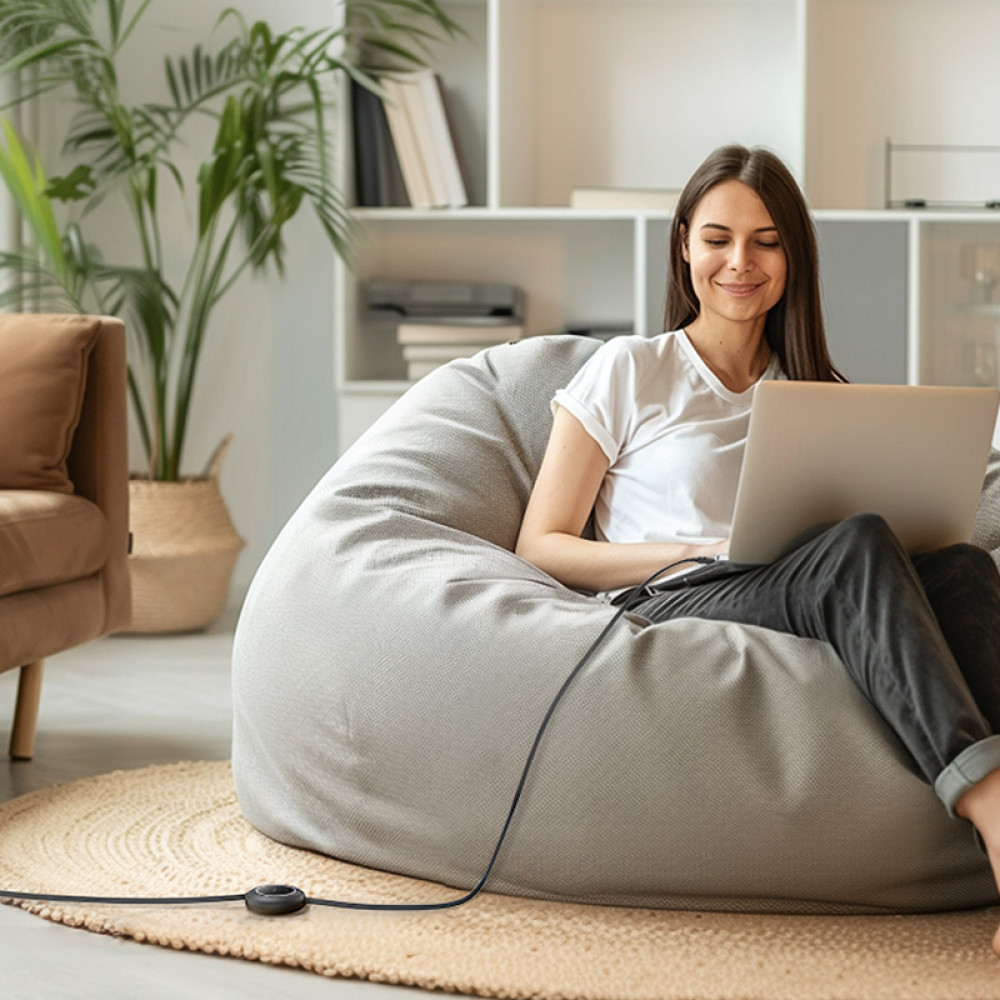 Data Cable Baseus Free2Pull Mini Retractable Type-C to Type-C 100W 2m (P10364500113-01, 213-00)