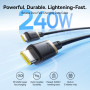 Data Cable Baseus Dura Type-C to Type-C 240W 1m (P10377803U03-00)