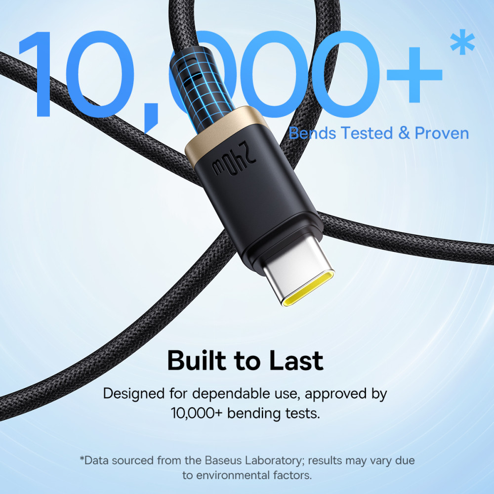 Data Cable Baseus Dura Type-C to Type-C 240W 1m (P10377803U03-00)