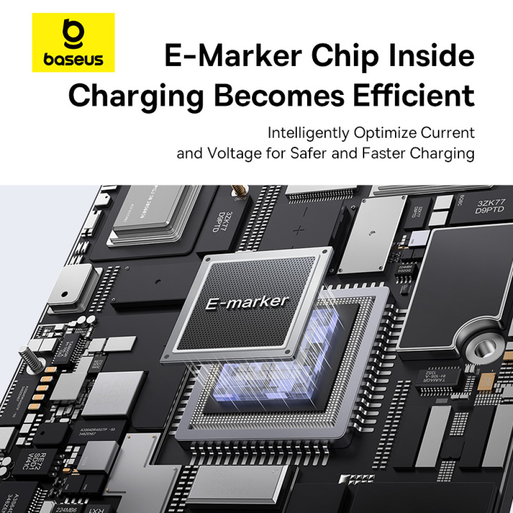 Data Cable Baseus Free2Pull Mini Retractable Type-C to Type-C+Type-C 100W 1.2m (E0415504)