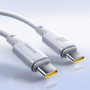 Data Cable Baseus New Braided Type-C to Type-C 100W 1m (E0426W00, E0426V01)