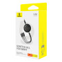 Data Cable Baseus Free2Draw Retractable Crystal 3in1 Micro+Lightning+Type-C 3.5A 1.1m (P10368700111-02)