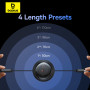 Data Cable Baseus Free2Draw Retractable Crystal 3in1 Micro+Lightning+Type-C 3.5A 1.1m (P10368700111-02)
