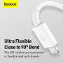 Data Cable Baseus Superior Series 3in1 Micro+Lightning+Type-C 3.5A 1m (P10320105221-00)