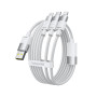 Data Cable Baseus StarSpeed 3in1 Micro+Lightning+Type-C 100W 1.5m (P10319900211-00)