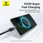 Data Cable Baseus StarSpeed 3in1 Micro+Lightning+Type-C 100W 1.5m (P10319900211-00)