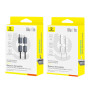 Data Cable Baseus Versatile Two-for-Two Type-C+USB to Type-C+Lightning 60W 1m (P10383000211-00)