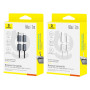 Data Cable Baseus Versatile Two-for-Two Type-C+USB to Type-C+Lightning 60W 2m (P10383000121-02)
