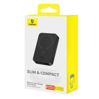 УМБ Power Bank Baseus Magnetic Mini Air 10000mAh 20W з бездротовою зарядкою (P10059001223-00)