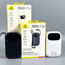 УМБ Power Bank Baseus EnerFill FC31 QPow 3 20000mAh 22.5W Digital Display (with cable Type-C+Lightning) (P10082107213)