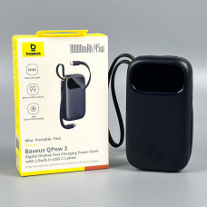 УМБ Power Bank Baseus EnerFill FC31 QPow 3 10000mAh 45W Digital Display (with cable Type-C+Type-C) (P10082102123-0)