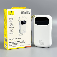 УМБ Power Bank Baseus EnerFill FC31 Qpow 3 10000mAh 45W Digital Display (with cable Type-C+Lightning) (E0028C01)
