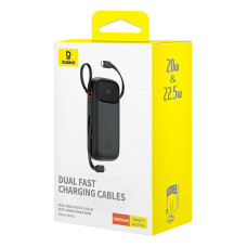 УМБ Power Bank Baseus Qpow2 10000mAh 22.5W Digital Display (with cable Type-C+Lightning) (P10055003113-00)