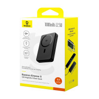 УМБ Power Bank Baseus Airpow Ⅱ Qi2 Magnetic 10000mAh 22.5W з бездротовою зарядкою (P10080000123-00)
