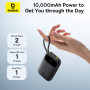 УМБ Power Bank Baseus EnerFill FC31 Qpow 3 10000mAh 45W Digital Display (with cable Type-C+Lightning) (E0028C00)