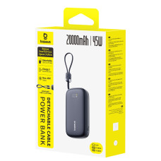 УМБ Power Bank Baseus EnerFill FC21 Qpow 3 Ultra 20000mAh 45W Digital Display (with cable Type-C to Lightning) (E0027P00)