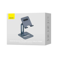 Підставка для телефону та планшету Baseus Desktop Biaxial Foldable Metal Stand (B10431801811-00)