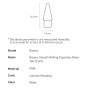 Змінні наконечники для стилуса Baseus Smooth Writing Capacitive Stylus Tips (2pcs) (P80015906213-00)
