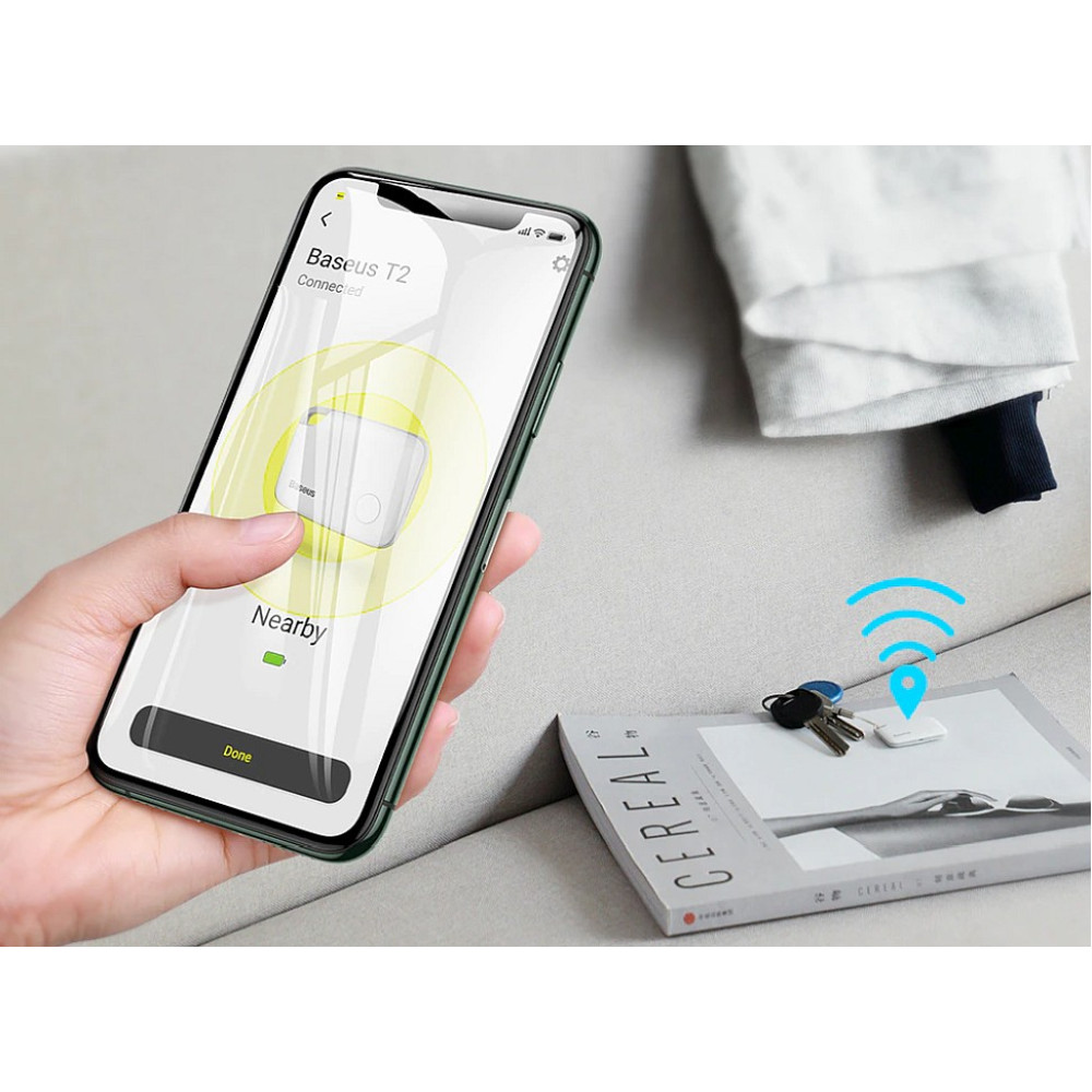 Розумний брелок для пошуку Baseus T2 Intelligent (ZLFDQT2-02)