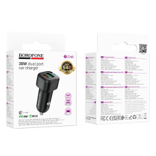 Автомобільний зарядний пристрій Borofone BZ34B Cloud PD20W+QC3.0