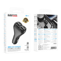 Автомобільний зарядний пристрій Borofone BZ35 Leader 30W