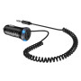 FM модулятор (Автомобільний зарядний пристрій) Borofone BC64 Contento 15W (with cable 3.5mm)