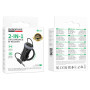 FM модулятор (Автомобільний зарядний пристрій) Borofone BC64 Contento 15W (with cable 3.5mm)