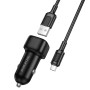 Автомобільний зарядний пристрій Borofone BZ34 Cloud QC3.0 Micro