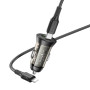 Автомобільний зарядний пристрій Borofone BZ26A Shadow PD25W+QC3.0 (43W) Type-C to Lightning