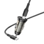 Автомобільний зарядний пристрій Borofone BZ26B Discovery PD45W Type-C to Type-C
