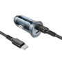 Автомобільний зарядний пристрій Borofone BZ26B Discovery PD45W Type-C to Type-C