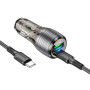 Автомобільний зарядний пристрій Borofone BZ30 Absolute PD30W+QC3.0 Type-C to Type-C