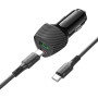 Автомобільний зарядний пристрій Borofone BZ31C Solid PD30W+QC3.0 Type-C to Type-C