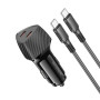 Автомобільний зарядний пристрій Borofone BZ31D Solid PD60W Type-C to Type-C