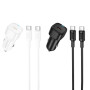 Автомобільний зарядний пристрій Borofone BZ34A Cloud single port PD20W Type-C to Type-C