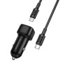 Автомобільний зарядний пристрій Borofone BZ34A Cloud single port PD20W Type-C to Type-C