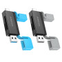 Card Reader  Borofone DH9 Wisdom 2in1 USB+Type-C 2.0