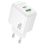 Мережевий зарядний пристрій Borofone BAS44A Potential PD20W+QC3.0